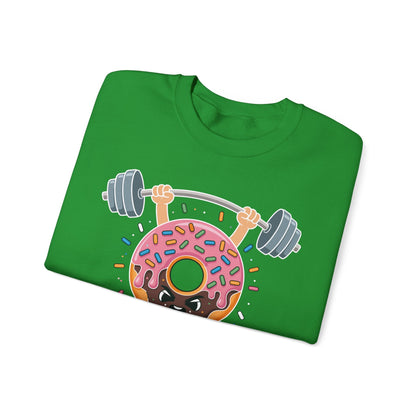 Funny Weightlifing Fitness Workout Gym Donut Lover Sweatshirt