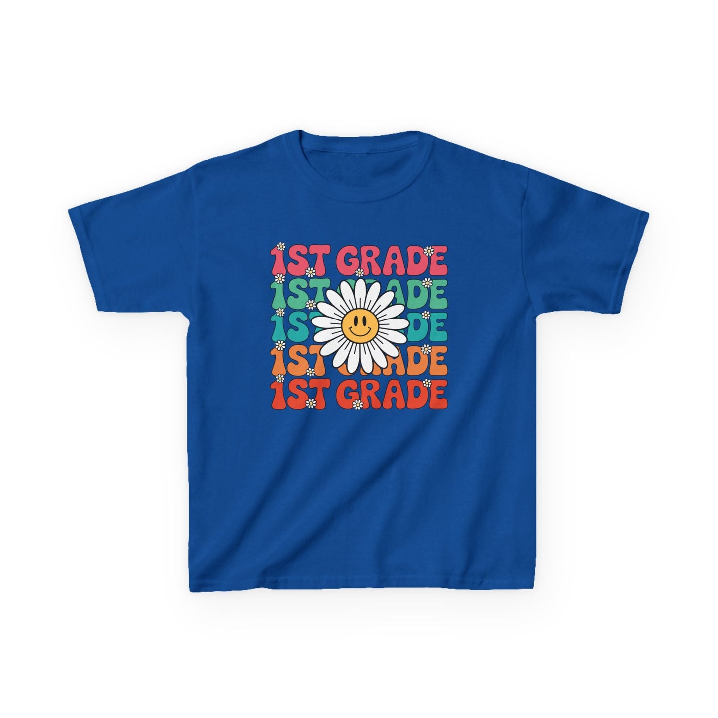 Groovy 1st Grade Back To School First Day of First Grade T-Shirt