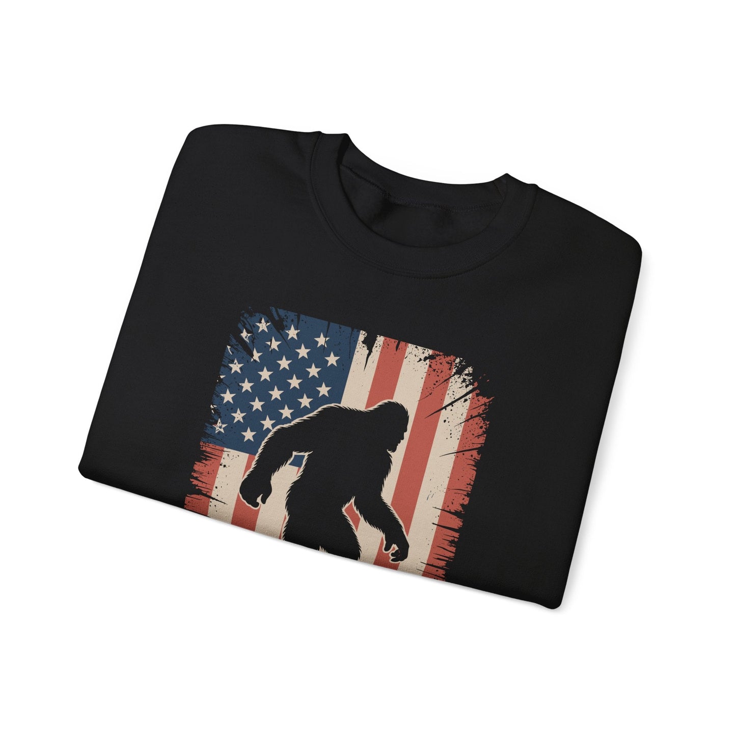 Bigfoot 4th of July Shirt American USA Flag Patriotic Sweatshirt