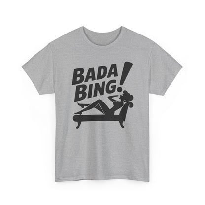 Funny Vintage Bada Sarcastic Bing Retro Sexy Girl Bada Bam T-Shirt