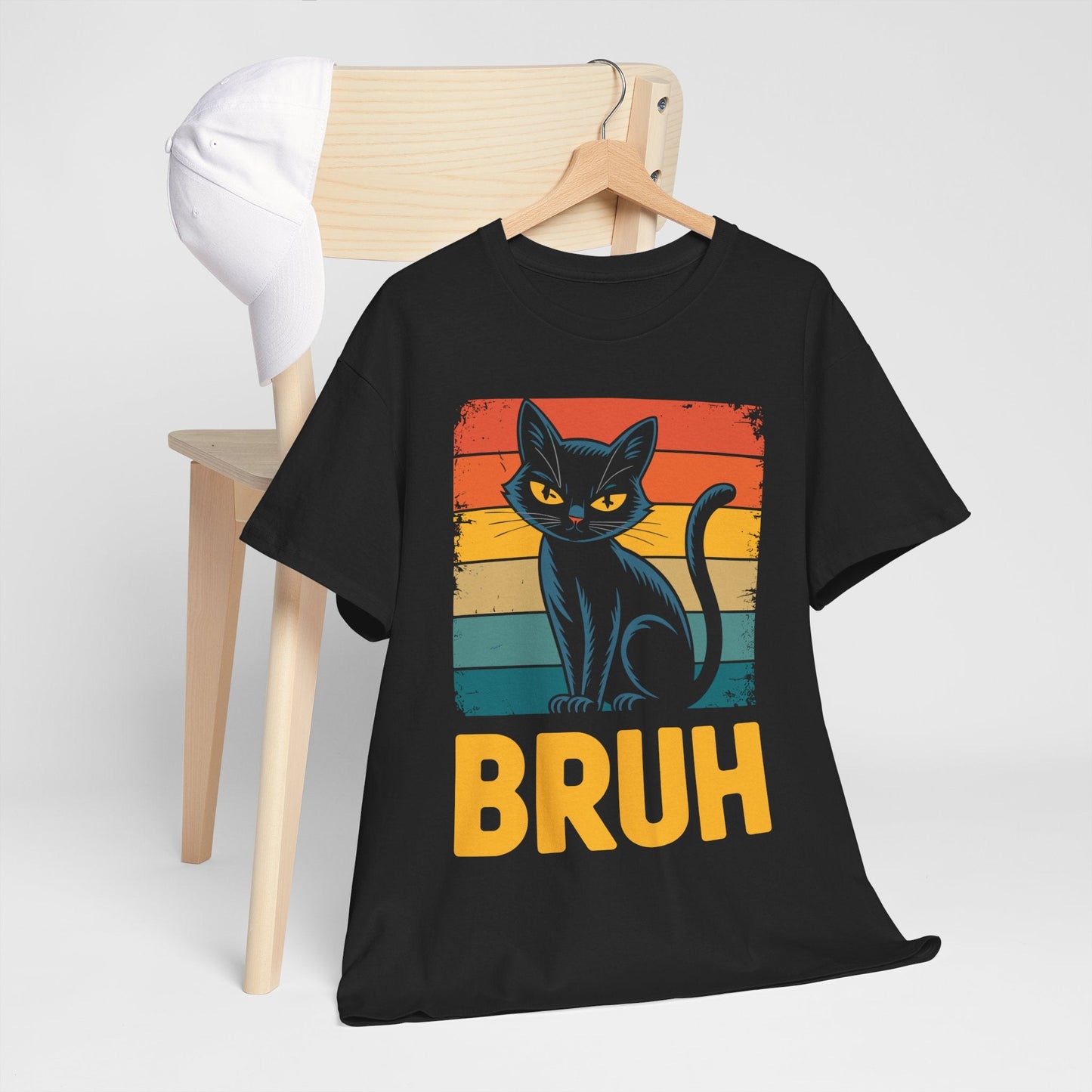 Funny Cat Bruh For Teens Boys Girls Men Women Meme Graphic T-Shirt