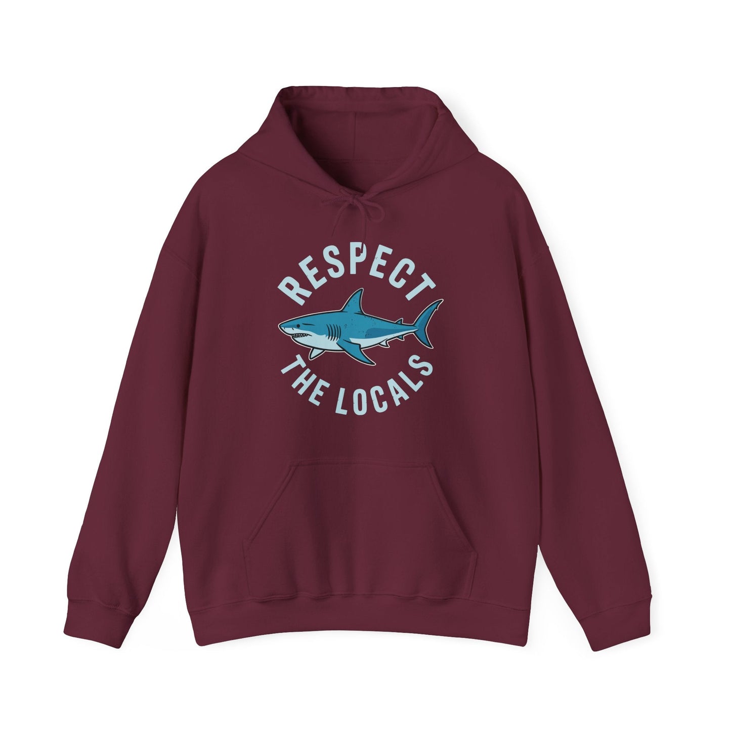 Respect The Locals Shark Ocean Animal Rights Biology Life Hoodie