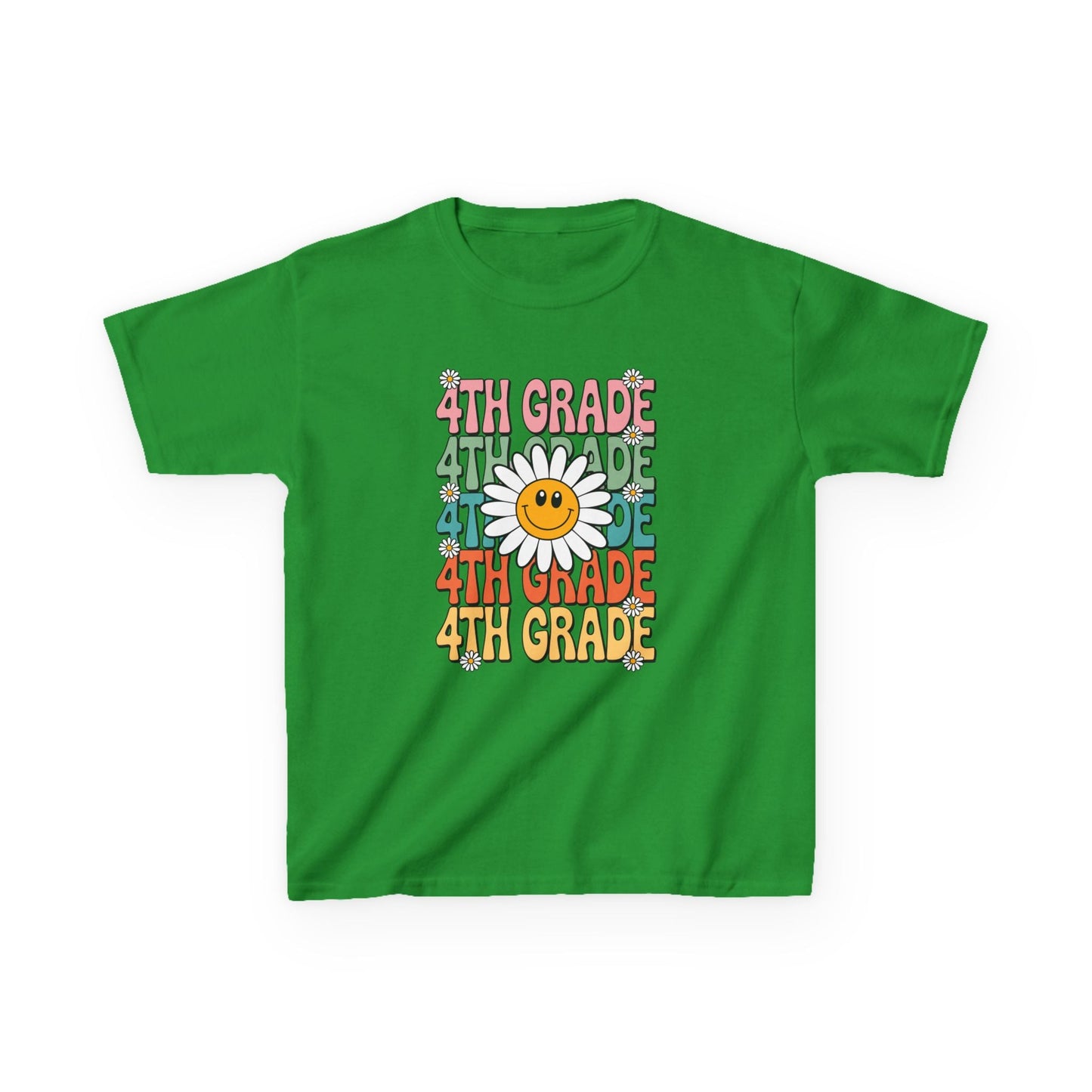 Groovy 4th Grade Back To School First Day of Fourth Grade T-Shirt