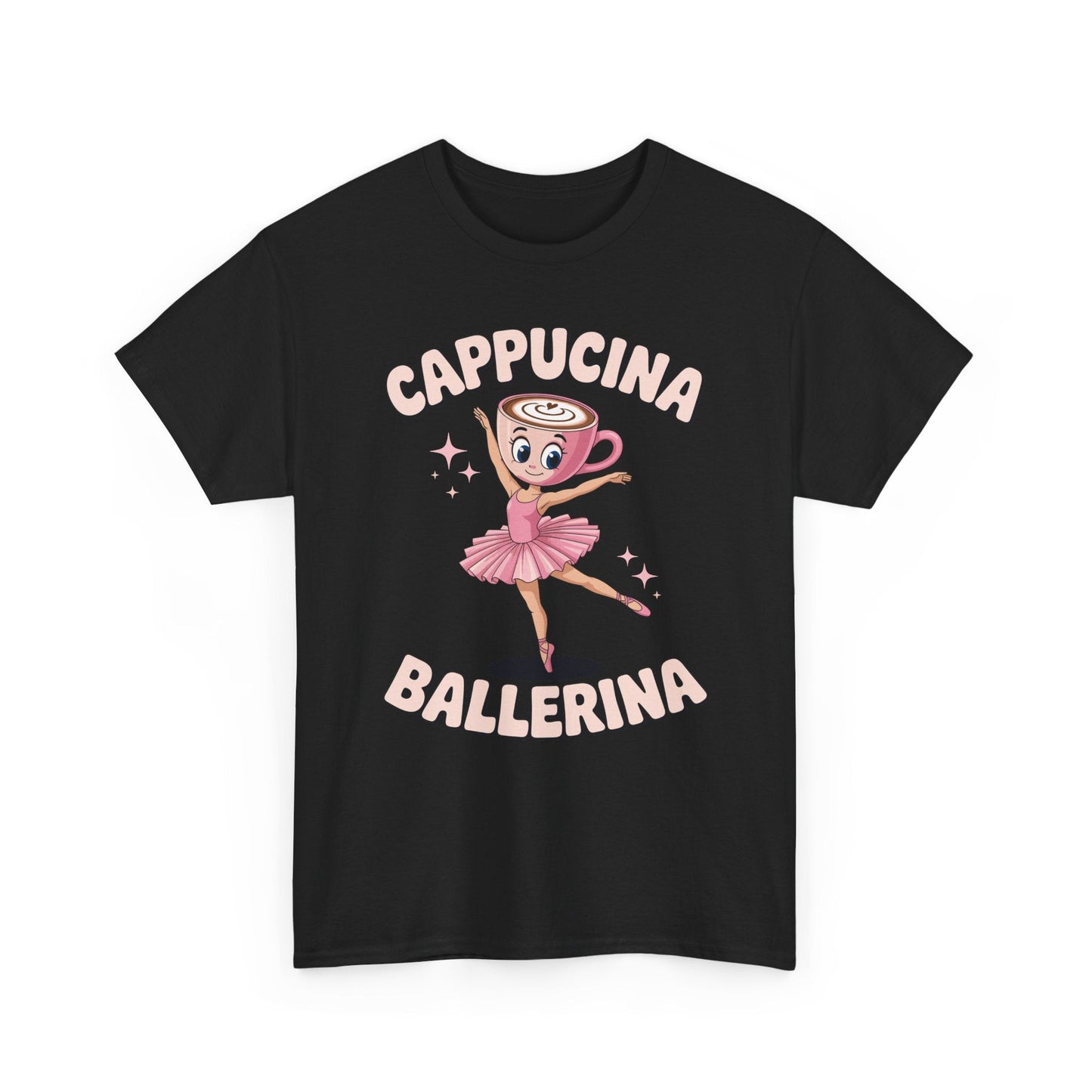 Funny Ballerina Cappuccina Coffee Dance Lovers Italian Meme T-Shirt