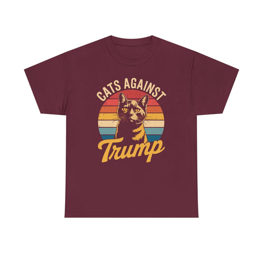 Cats Against Trump Funny Anti Trump Election Funny Cat T-Shirt