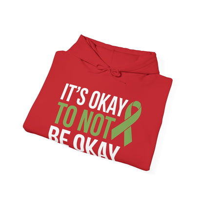 Its Okay To Not Be Okay Mental Health Awareness Ribbon Hoodie