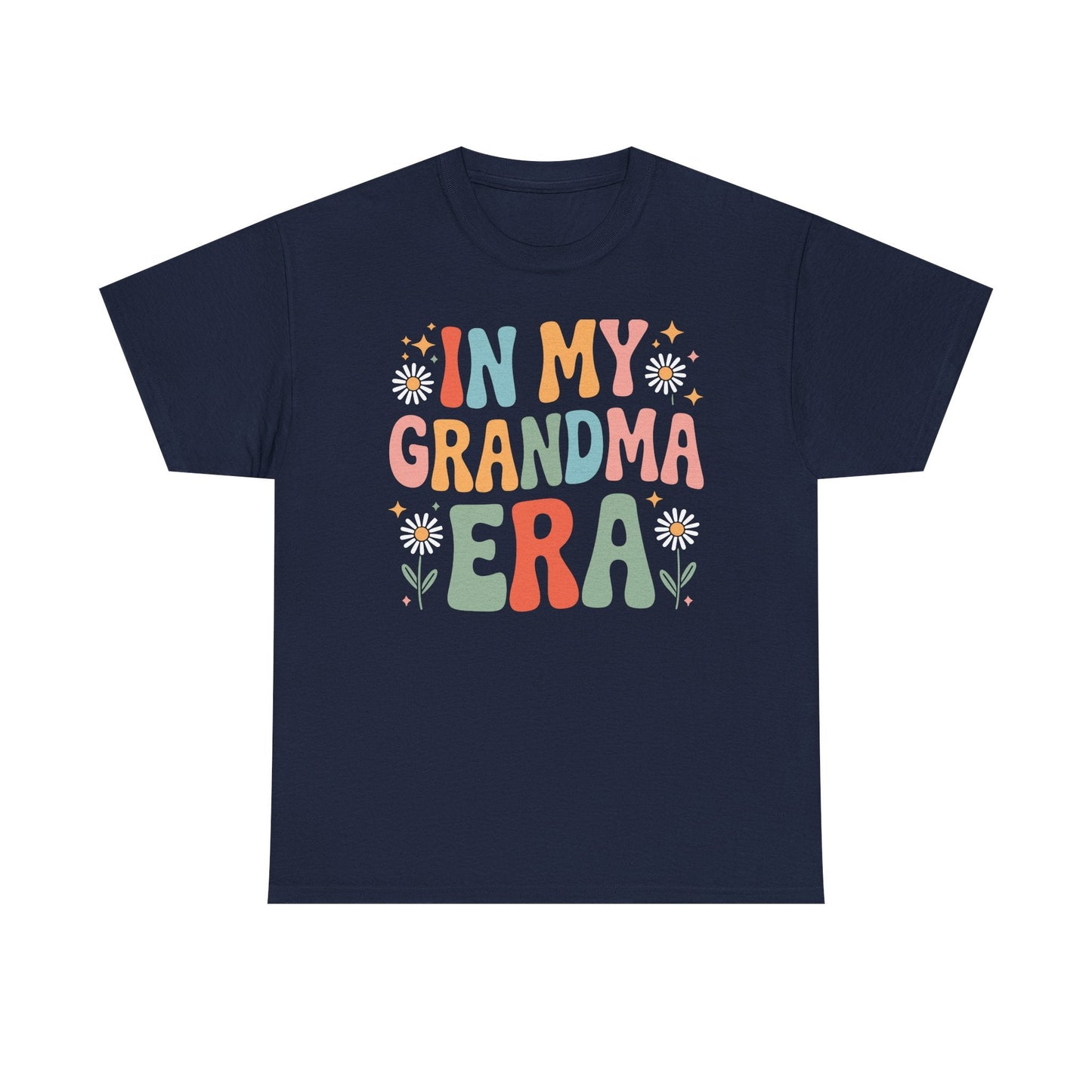 In My Grandma Era Funny Sarcastic Groovy Retro Mothers Day T-Shirt