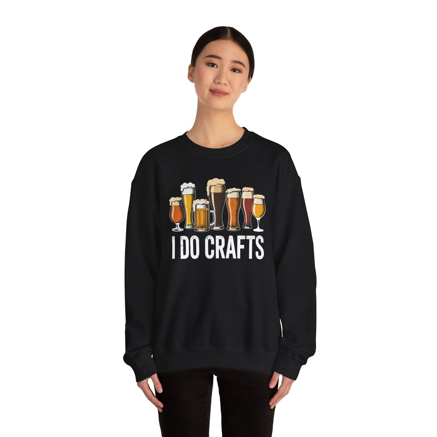 Craft Beer Vintage I Do Crafts Home Brew Art Sweatshirt