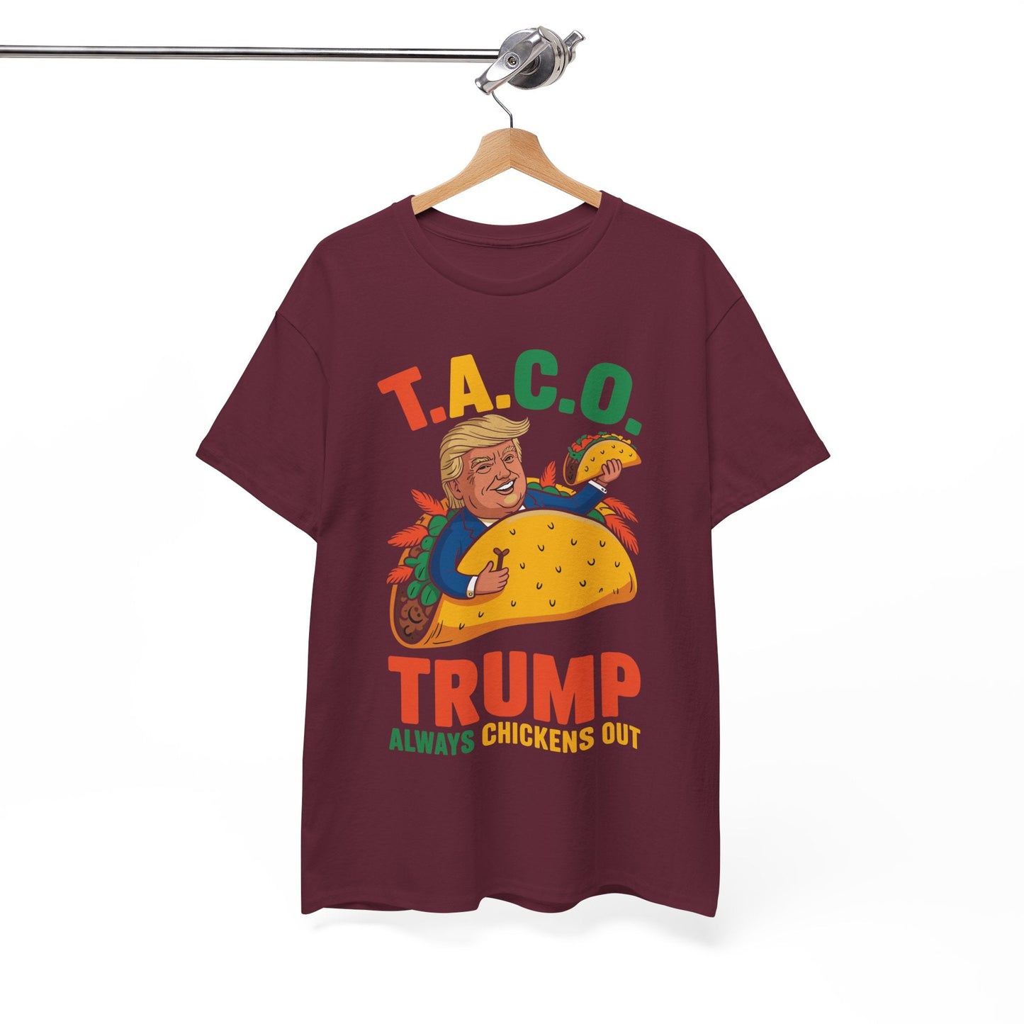 Funny Trump Taco Trump Always Chickens Out T-Shirt