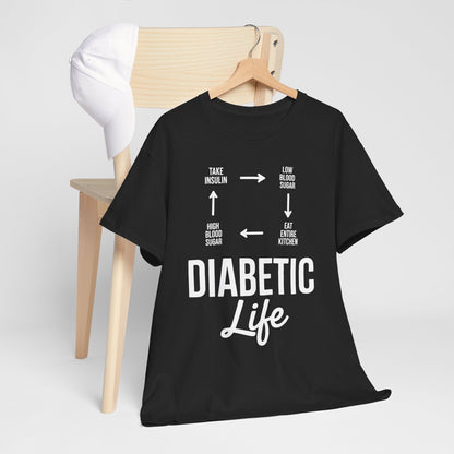 Funny Diabetic Type 1 Diabetes T1D Diabetes Awareness T-Shirt