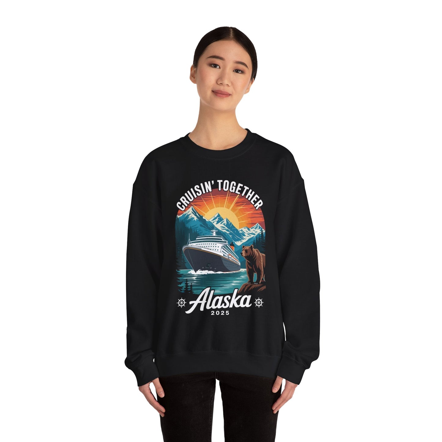 Cruisin Together Alaska 2025 Family Friend Alaska Cruise Sweatshirt