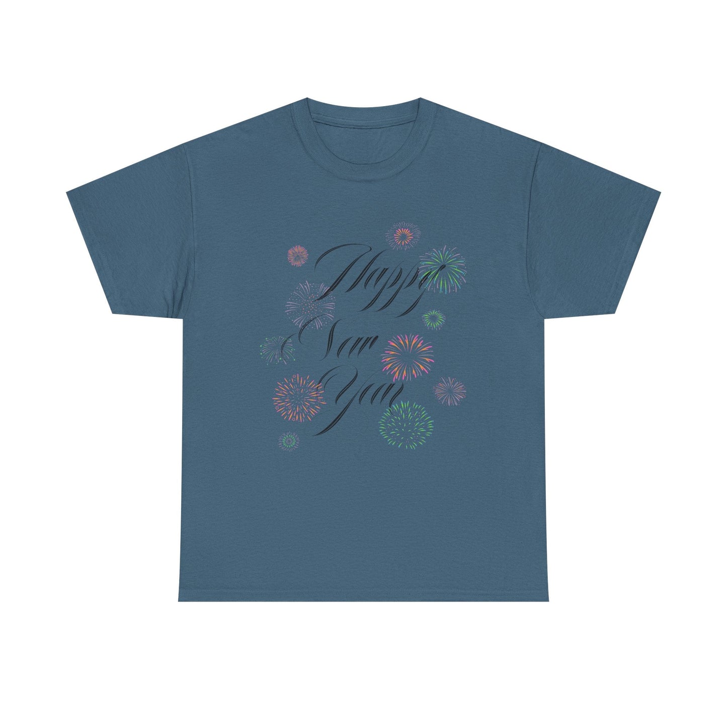 Happy New Year T-Shirt Festive Celebration Tee for Men and Women