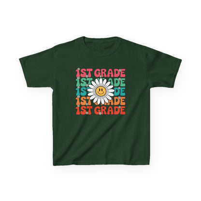 Groovy 1st Grade Back To School First Day of First Grade T-Shirt