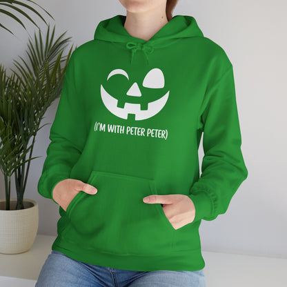 Im With Peter Couple Halloween Adult Eater Pumpkin Hoodie