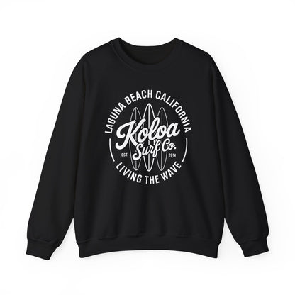 Koloa Surf Laguna Boards Logo Lightweight, Graphic Sweatshirt