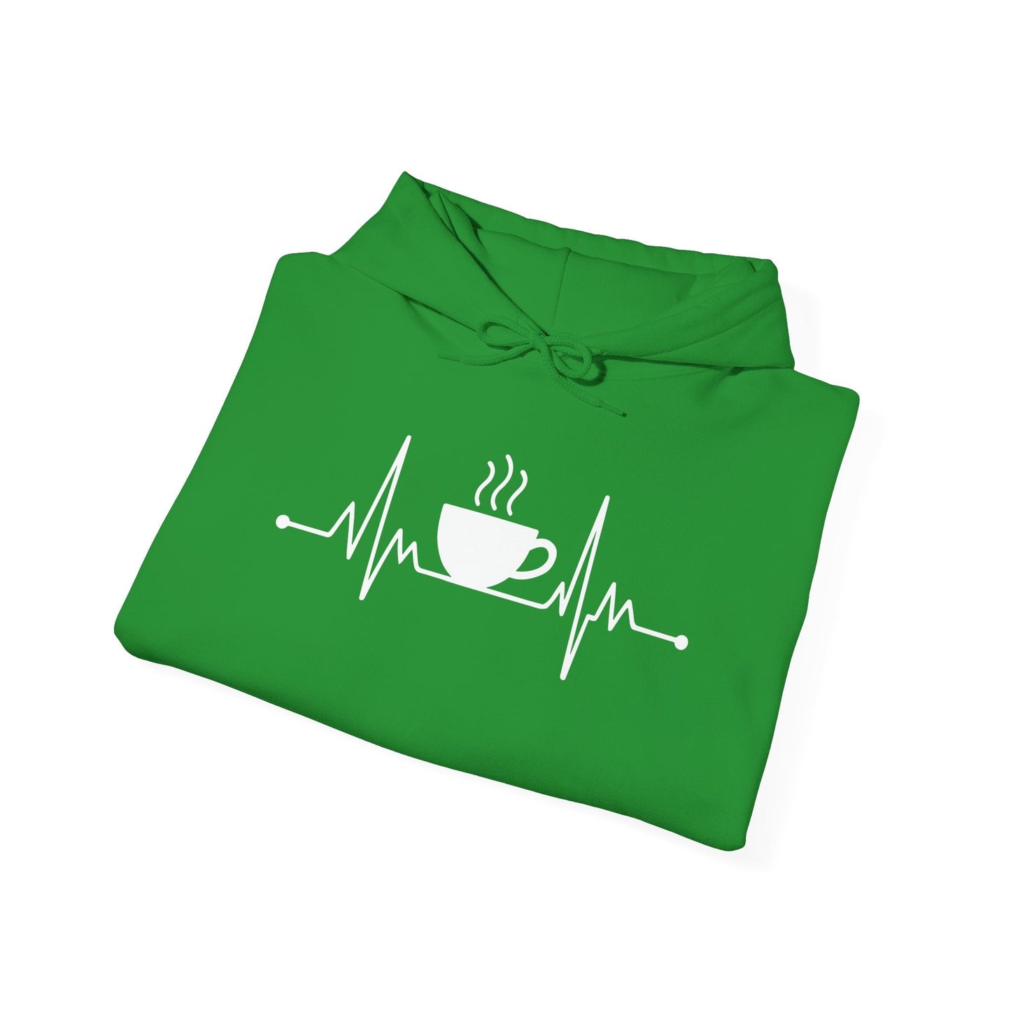 Coffee Heartbeat Drinking Coffee Hoodie