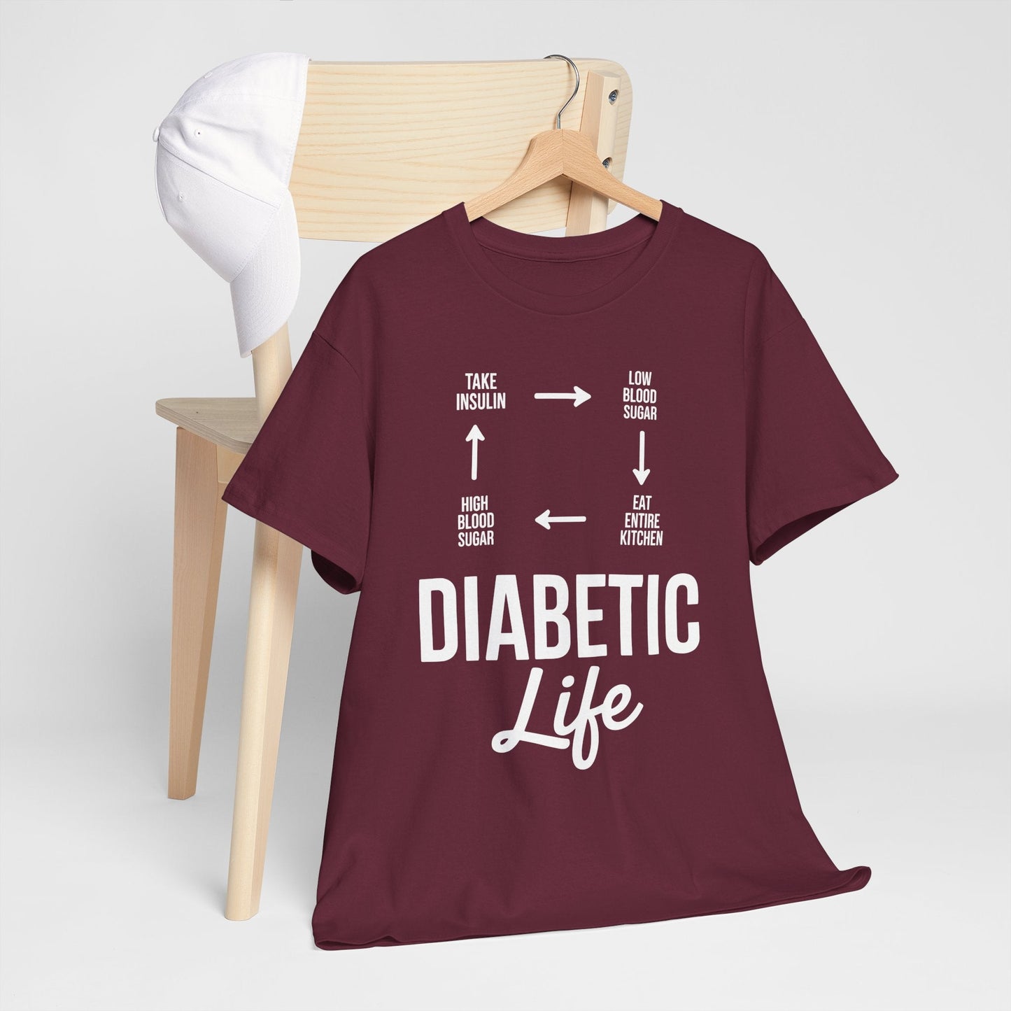 Funny Diabetic Type 1 Diabetes T1D Diabetes Awareness T-Shirt