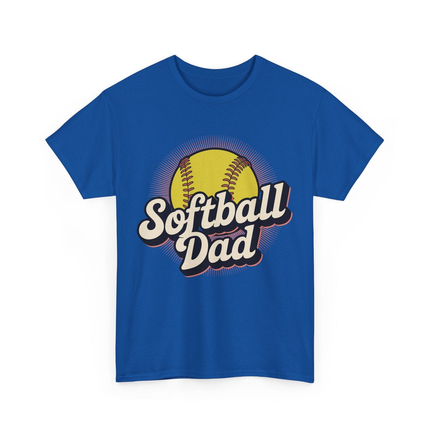 Funny Fathers Day Softball Dad Gift From Daughter Son Wife T-Shirt