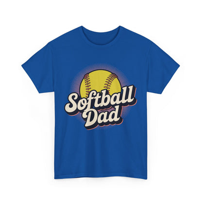 Funny Fathers Day Softball Dad Gift From Daughter Son Wife T-Shirt