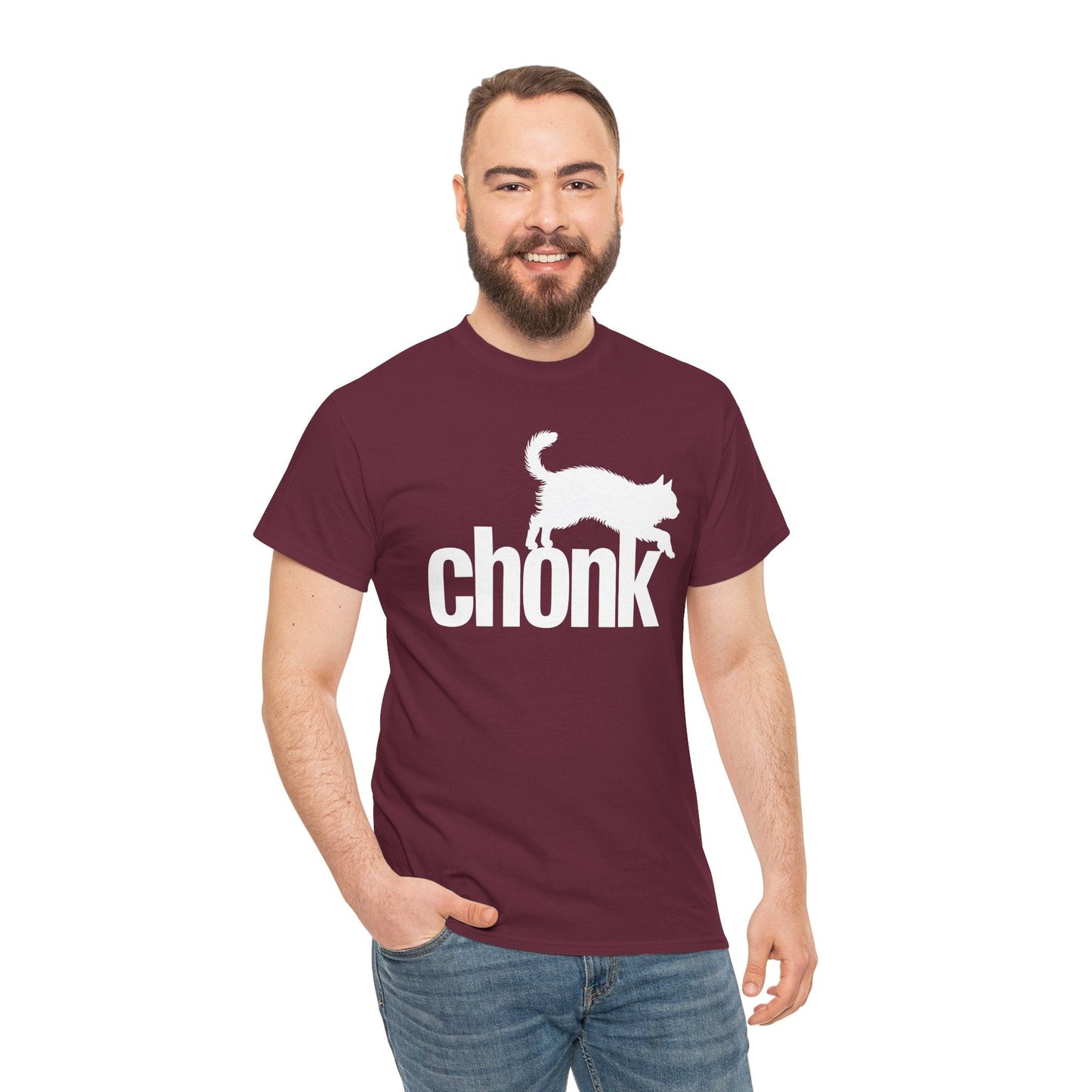 Chonk Cat Meme Funny T-Shirt