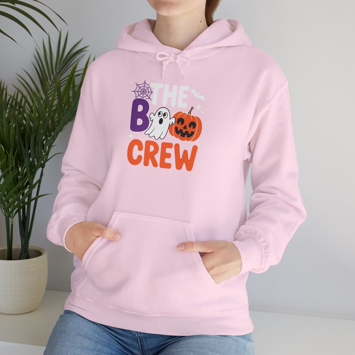 Halloween The Boo Crew Cute Ghost Spooky Family Matching Hoodie