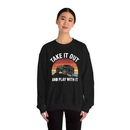 Catch Some Rays Vintage Retro Take It Out And Play Sweatshirt