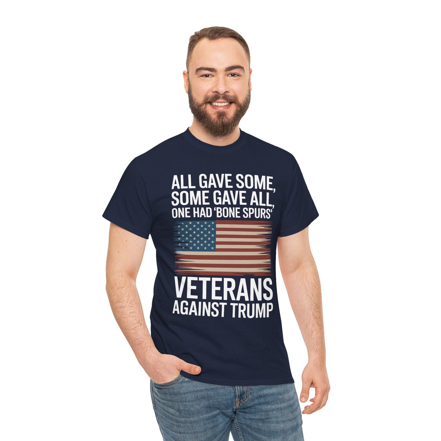 Veterans Against Trump Anti Trump Political Protest T-Shirt