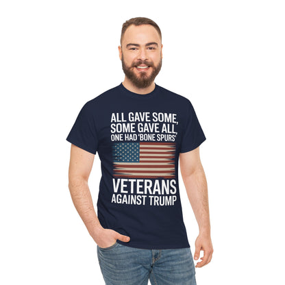 Veterans Against Trump Anti Trump Political Protest T-Shirt