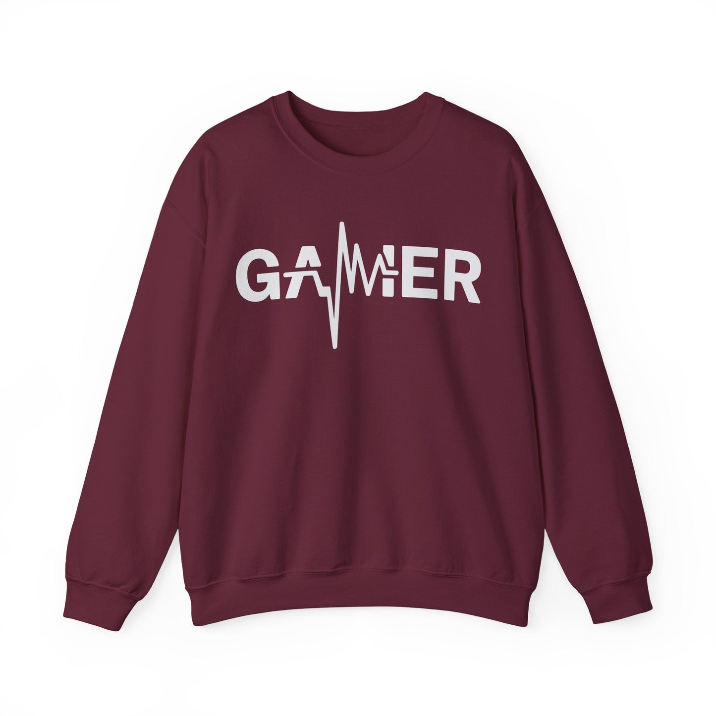 Gamer Heartbeat Video Games Graphic Sweatshirt