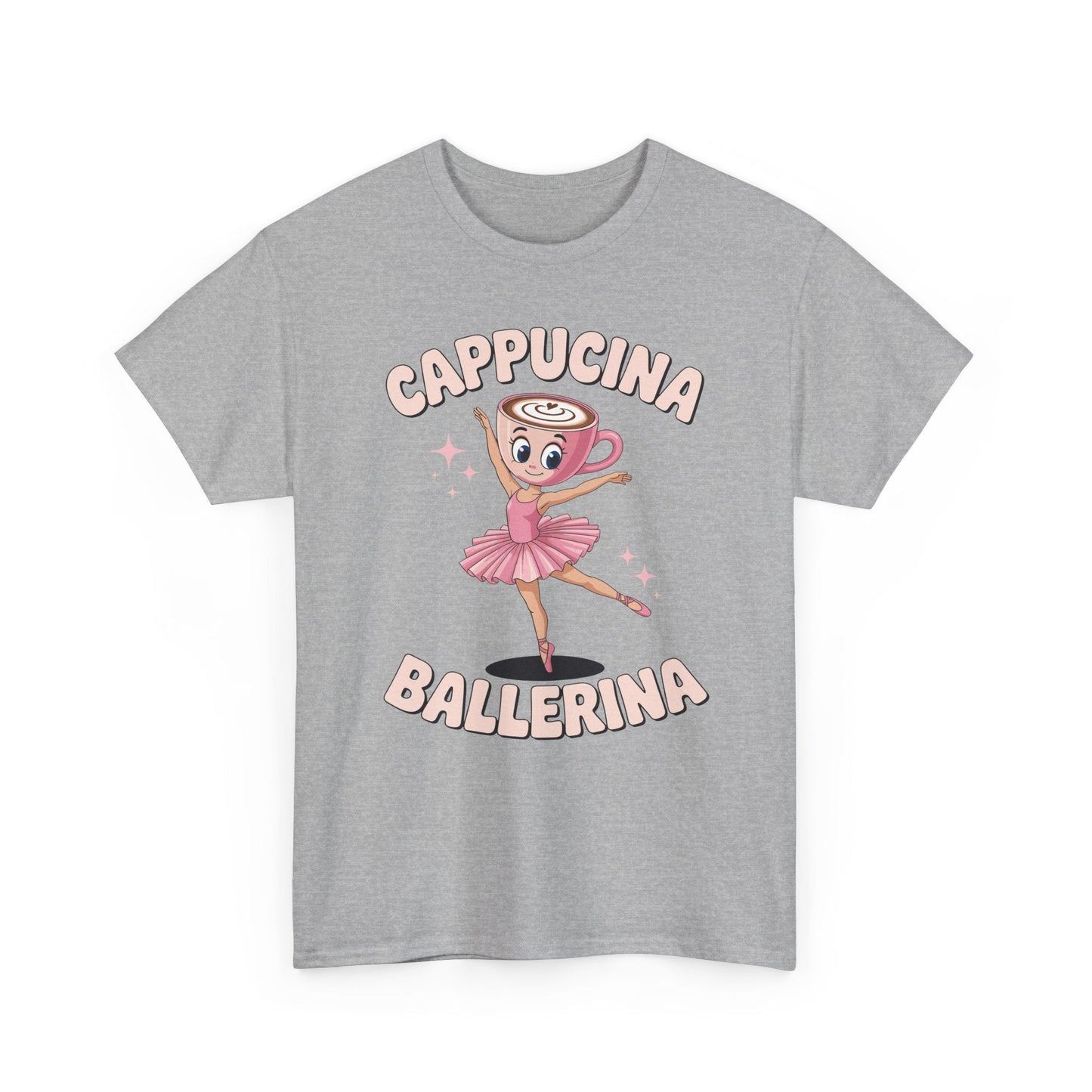 Funny Ballerina Cappuccina Coffee Dance Lovers Italian Meme T-Shirt