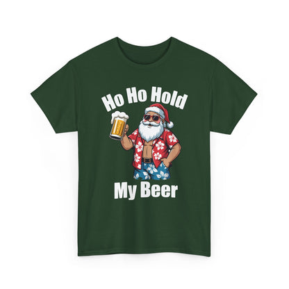 Funny Santa With Sunglasses And Beer Christmas in July T-Shirt