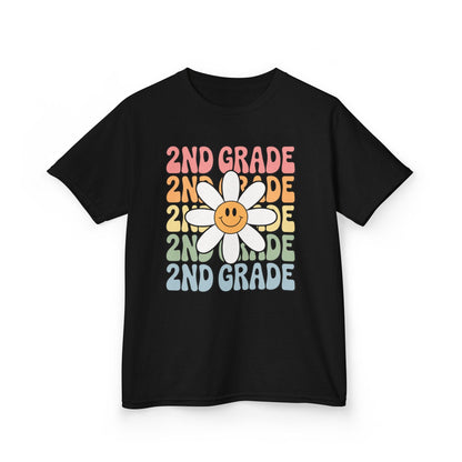 Groovy 2nd Grade Back To School First Day of Second Grade T-Shirt