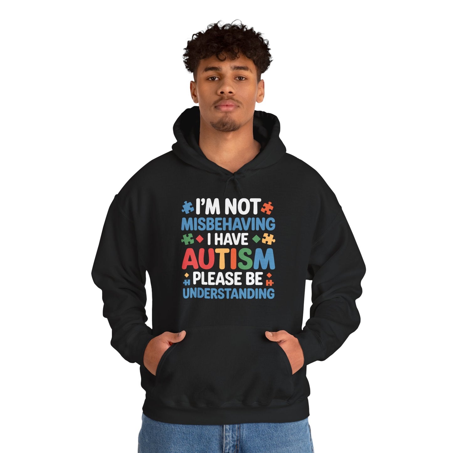 Autism Awareness I'm Not Misbehaving I Have Autism Hoodie