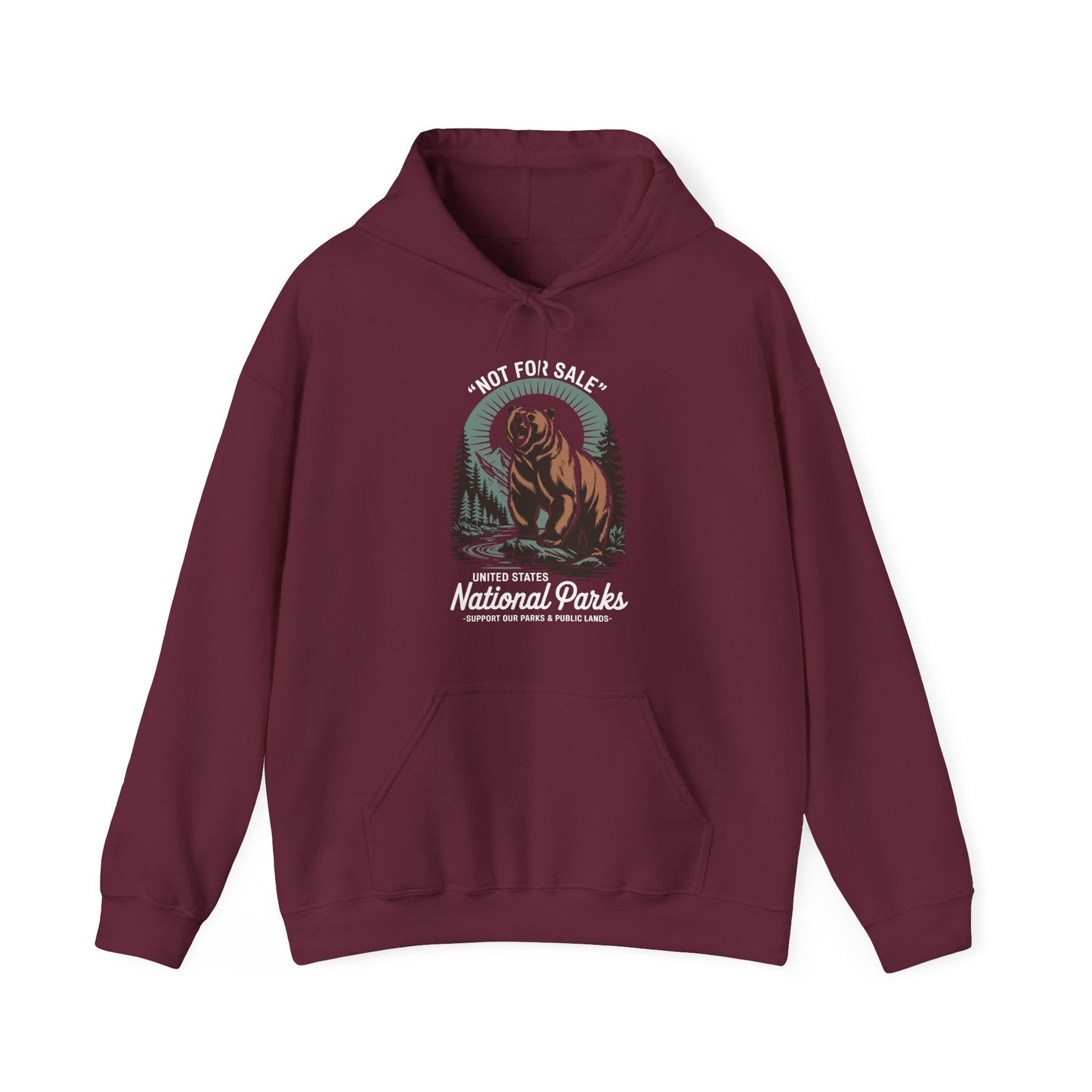 Not For Sale National Parks Support Our Parks & Public Lands Hoodie