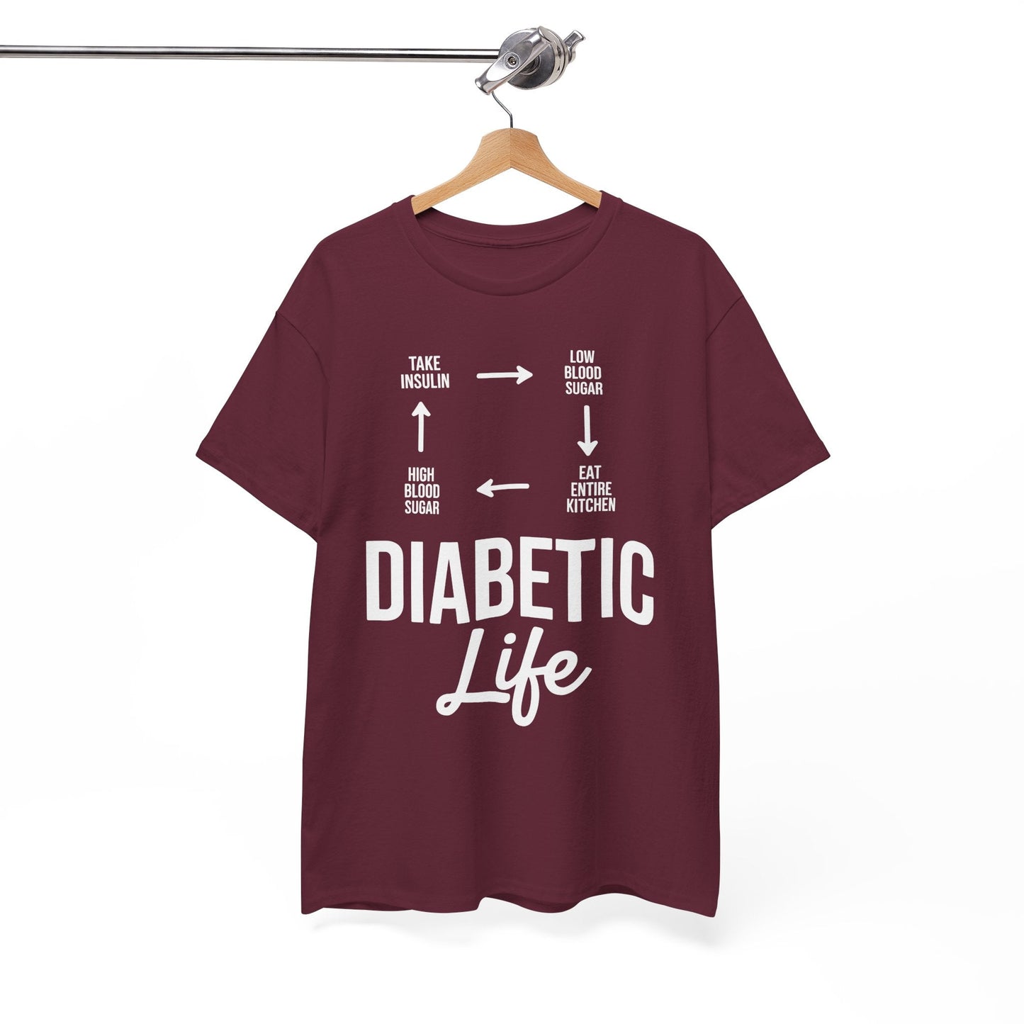 Funny Diabetic Type 1 Diabetes T1D Diabetes Awareness T-Shirt
