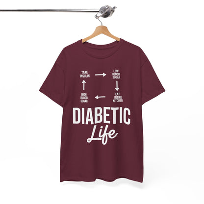 Funny Diabetic Type 1 Diabetes T1D Diabetes Awareness T-Shirt