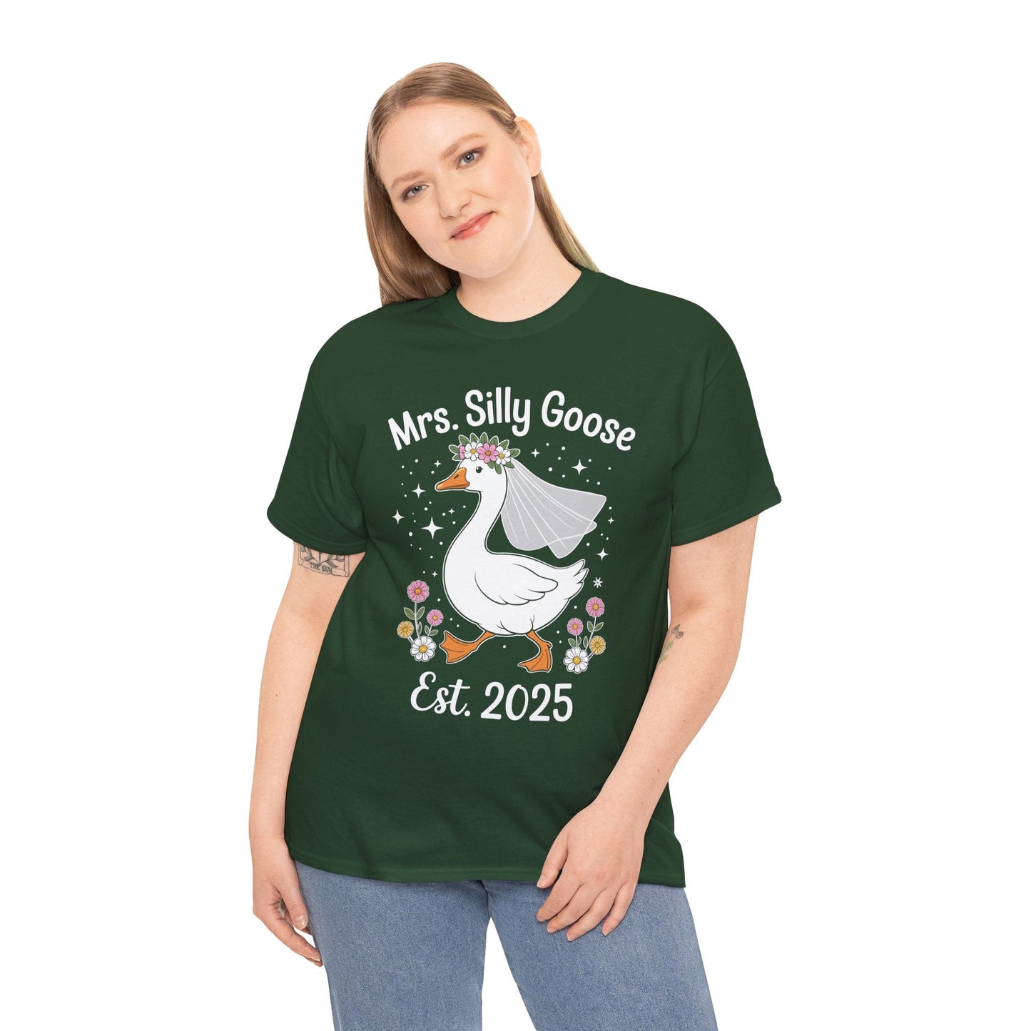 Mrs. Silly Goose Couple Matching Wedding Funny Bride to Be T-Shirt