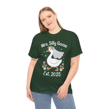 Mrs. Silly Goose Couple Matching Wedding Funny Bride to Be T-Shirt