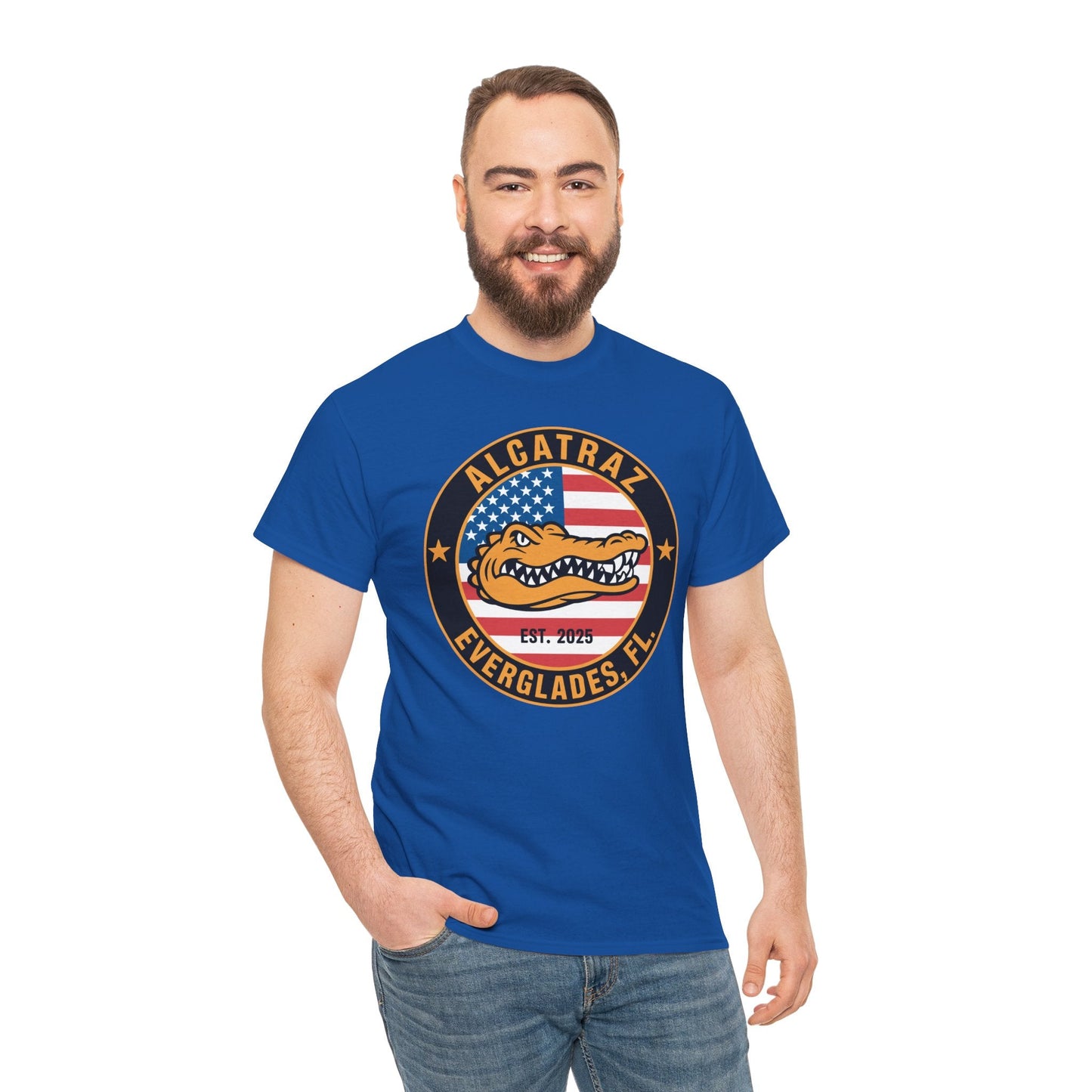 Retro Alcatraz Everglades FL EST 2025 T-Shirt