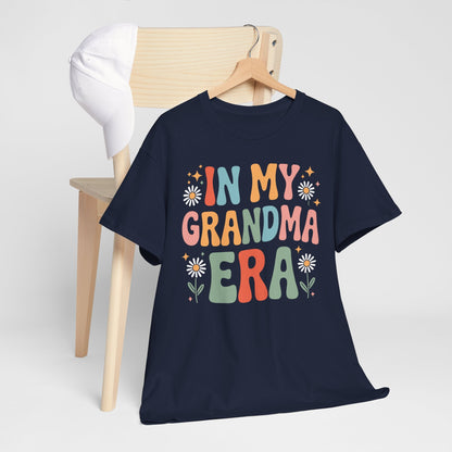 In My Grandma Era Funny Sarcastic Groovy Retro Mothers Day T-Shirt