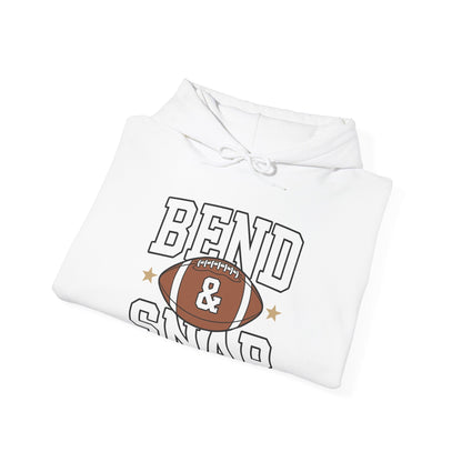 Funny Game Day Touchdown Season Cute Bend and Snap Football Hoodie