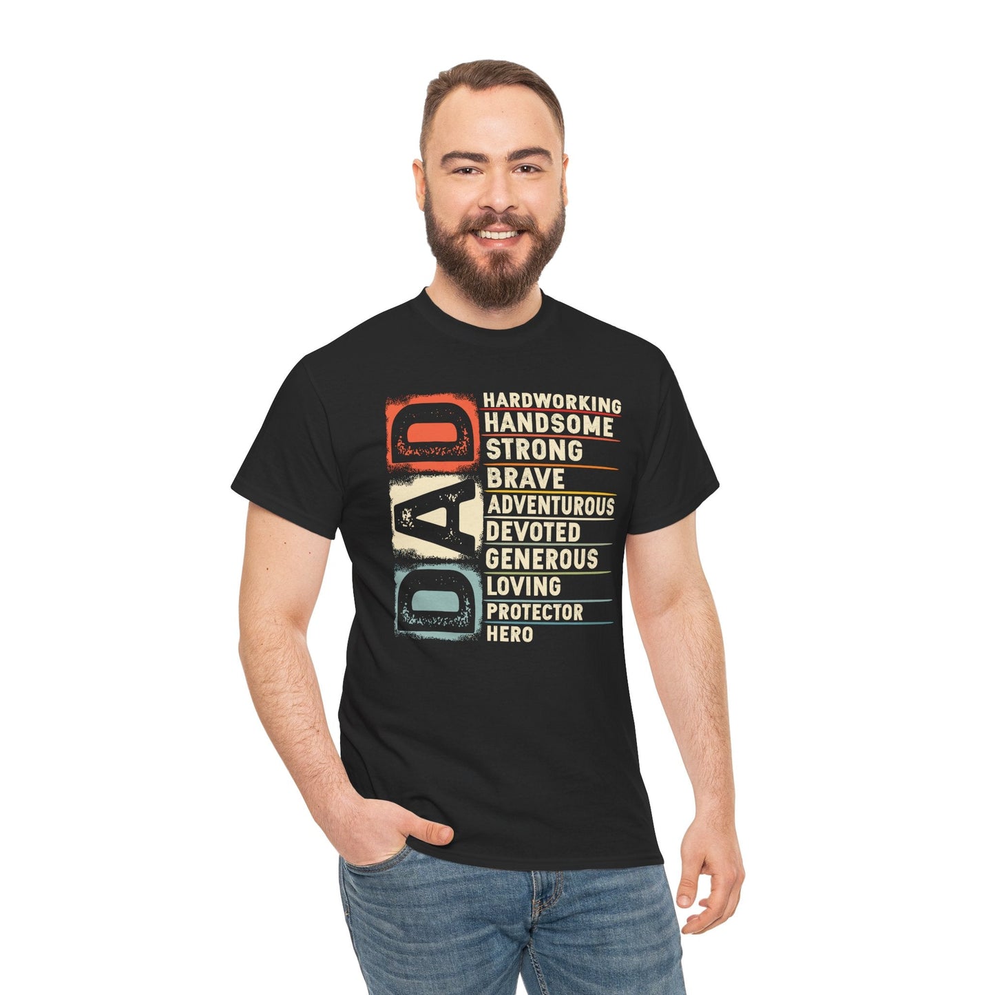 Vintage Funny Definition of Dad Retro Meme Joke Father's Day T-Shirt