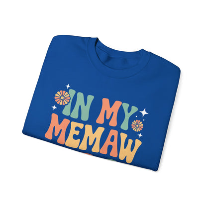 In My Memaw Era Funny Sarcastic Groovy Retro Mothers Day Sweatshirt