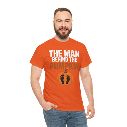 Pregnant Thanksgiving Costume for Dad Expecting Lil Pumpkin T-Shirt