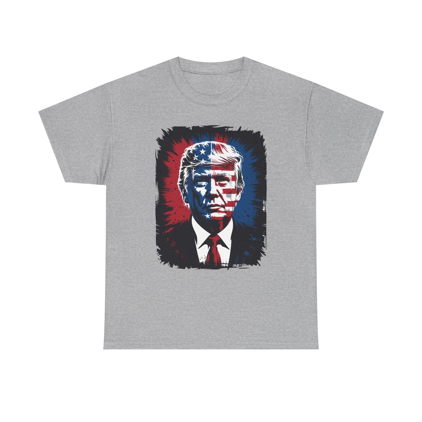President Trump Portrait 4th July T-Shirt