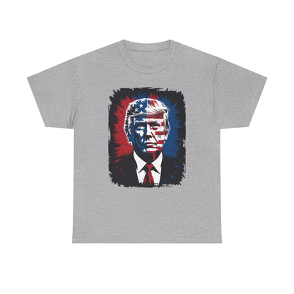 President Trump Portrait 4th July T-Shirt