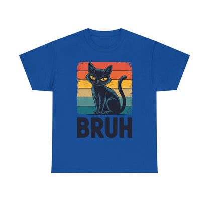 Funny Cat Bruh For Teens Boys Girls Men Women Meme Graphic T-Shirt
