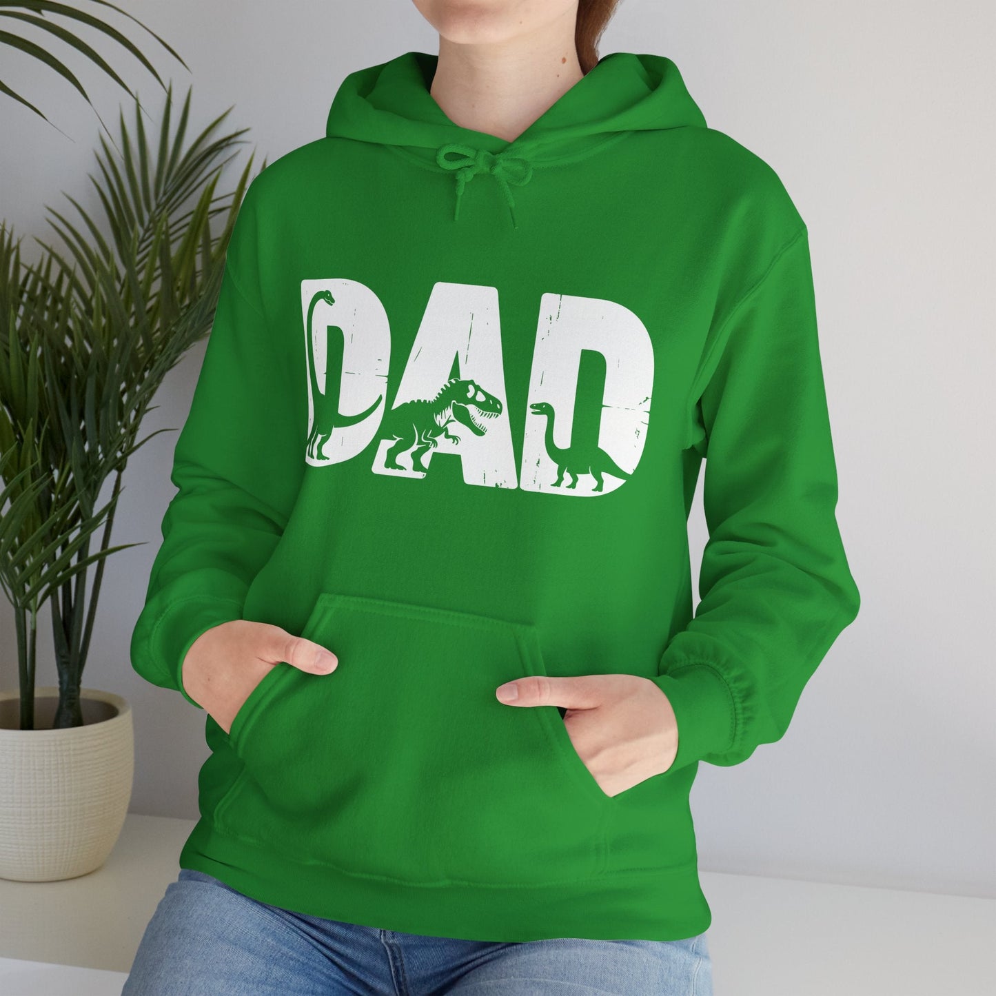 Dad Dinosaur Saurus Boys Girls Fathers Day Hoodie