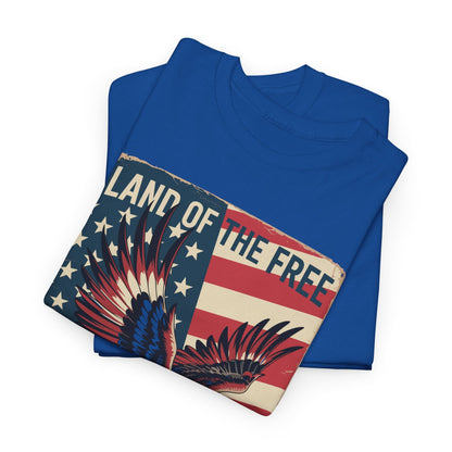America Eagle Land of the Free Because of the Brave T-Shirt