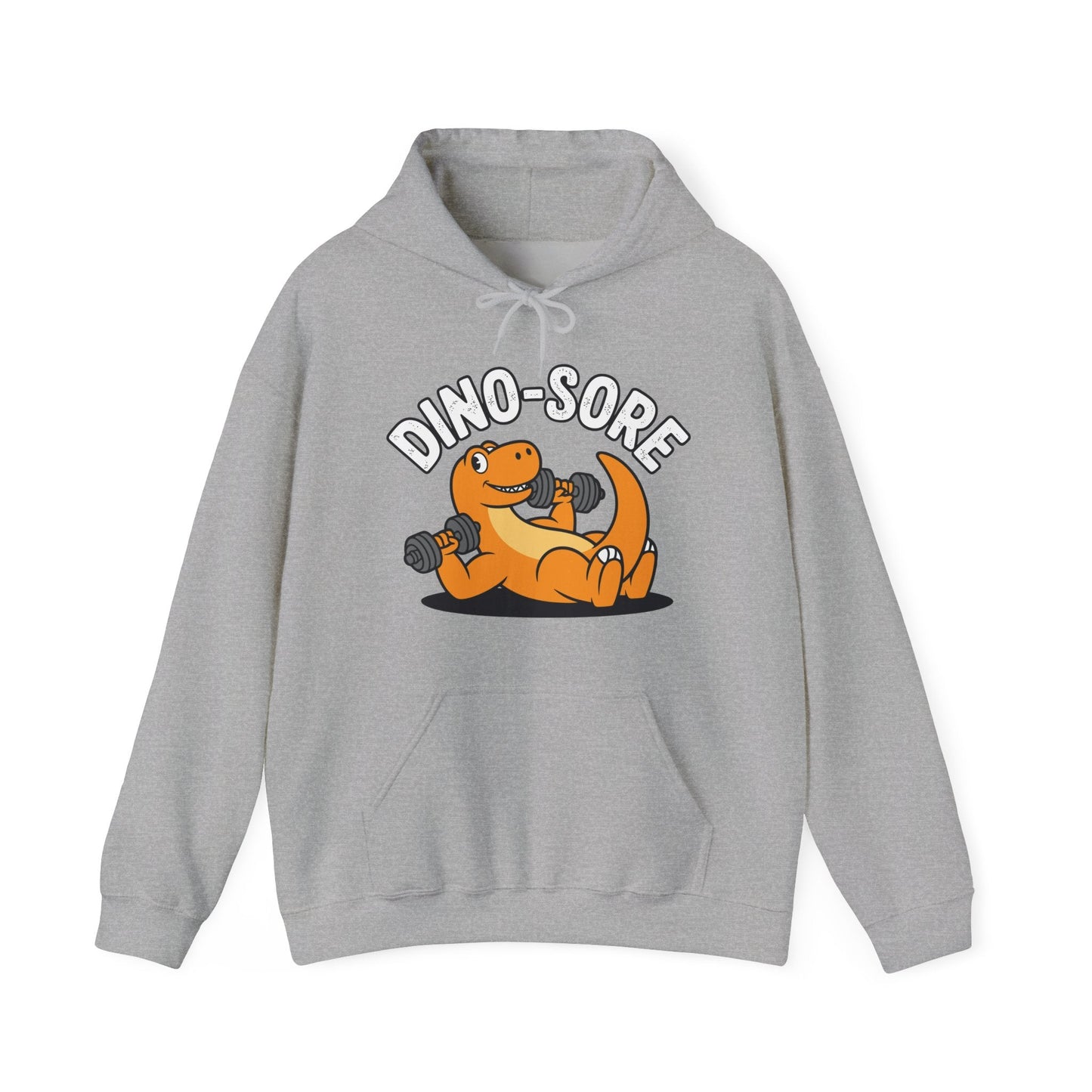 Gym Workout Dino Sore Exercise Fitness Boys Women Men Hoodie